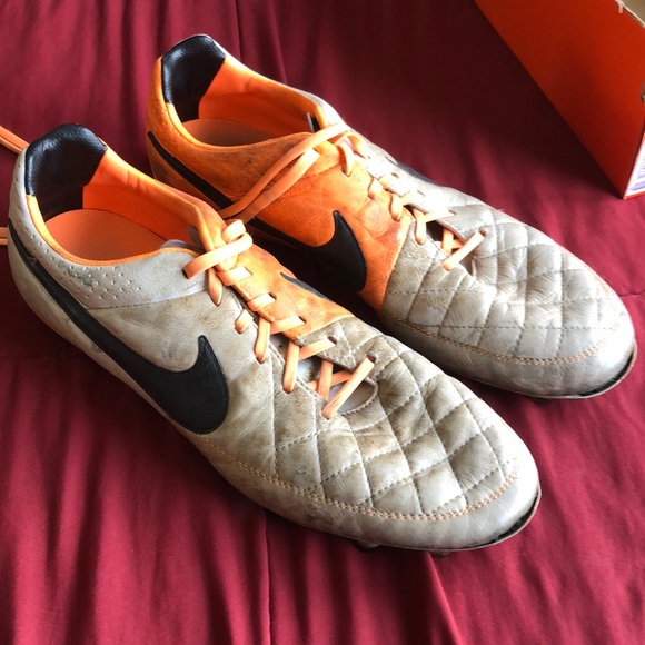 Nike Other - Tiempo Legacy FG Grey / Orange  Hyper shield